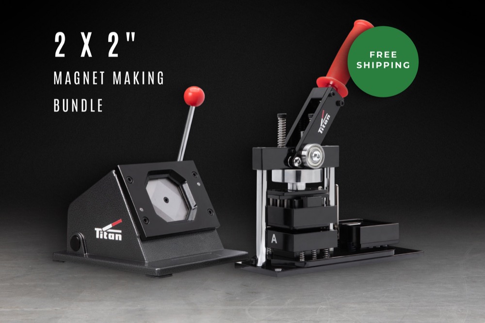 Titan 2 × 2″ press and matching cutter