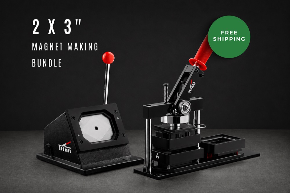 Titan 2 × 3″ press and matching cutter
